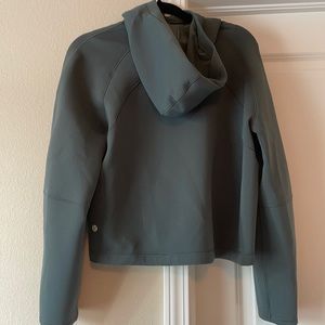 lululemon air wrap hoodie in smoked spruce